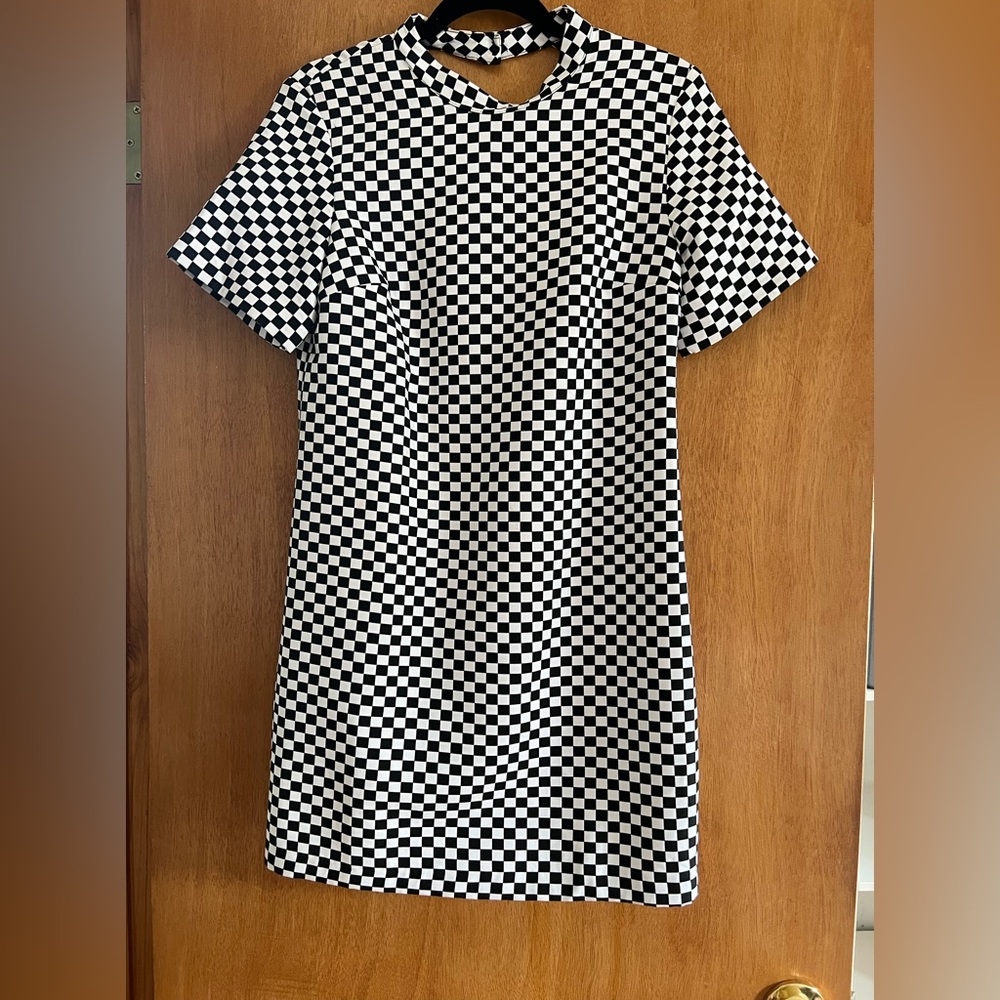 Retro Checkered Dress/ worn once - Picture 1 of 2